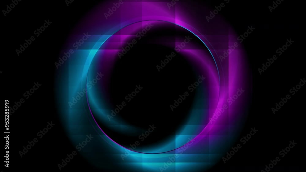 Blue and violet bright glowing glossy circle abstract geometric background. Seamless looping futuristic motion design. Video animation Ultra HD 4K 3840x2160 Blue and violet bright glowing glossy circle abstract geometric background. Seamless looping futuristic motion design. Video animation Ultra HD 4K 3840x2160
