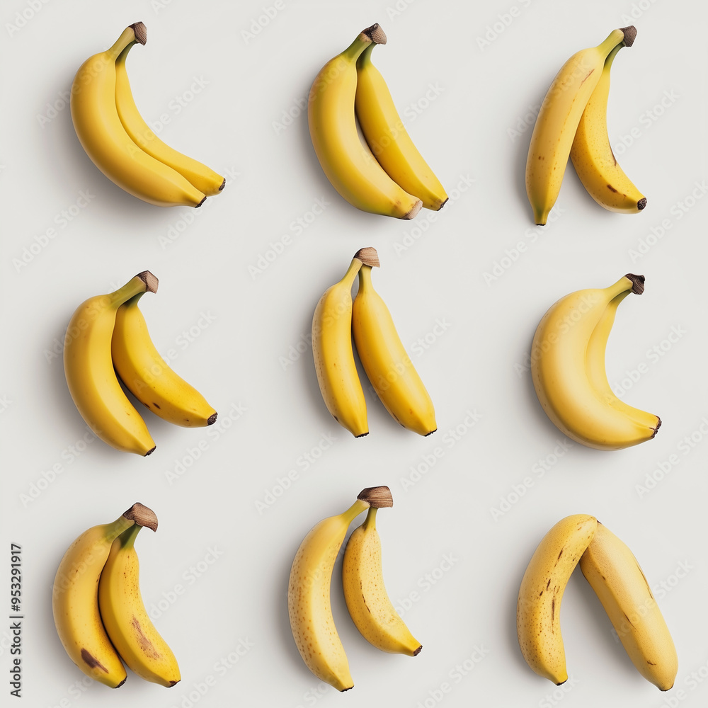 bananas on a clean white background. bananas on a clean white background.