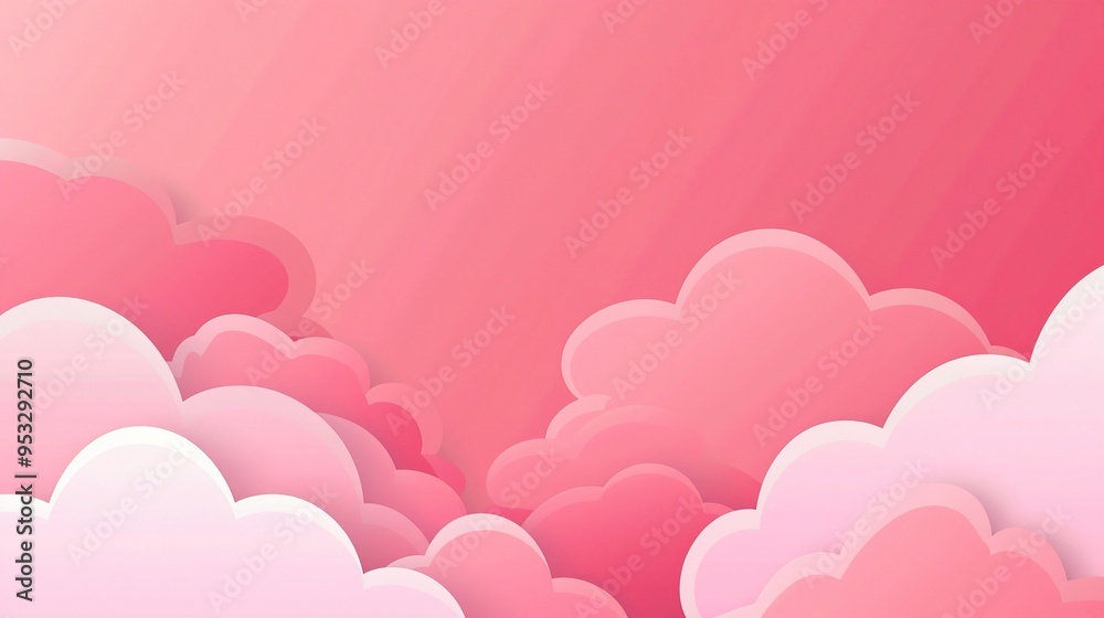 Stunning Pink Minimal Cloud Background: A Dreamy and Elegant Visual Delight. Showcasing the Softness and Charm Stunning Pink Minimal Cloud Background: A Dreamy and Elegant Visual Delight. Showcasing the Softness and Charm