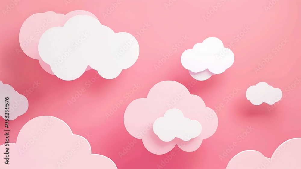 Stunning Pink Minimal Cloud Background: A Dreamy and Elegant Visual Delight. Showcasing the Softness and Charm. Stunning Pink Minimal Cloud Background: A Dreamy and Elegant Visual Delight. Showcasing the Softness and Charm.