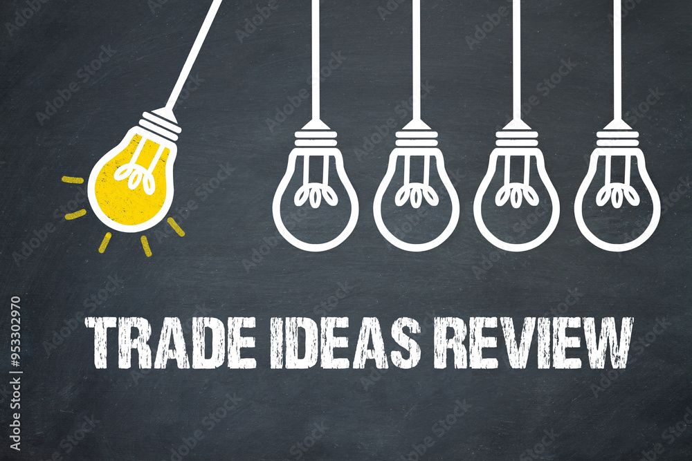 Fototapeta premium Trade Ideas Review 