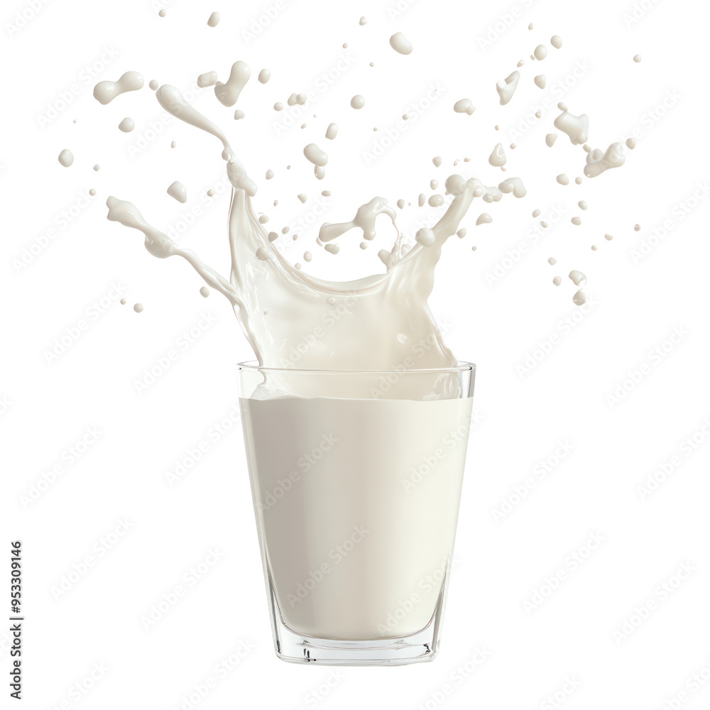 Milk drink object isolated on transparent png. Milk drink object isolated on transparent png.
