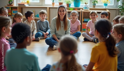 Teacher Engages Students with Fun and Interactive Classroom Activity