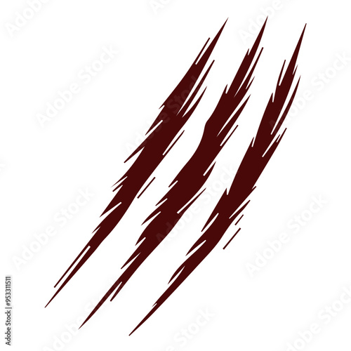 animal Claw scratches mark