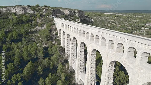 The Roquefavour Aqueduct near Aix-en-Provence (France) photo