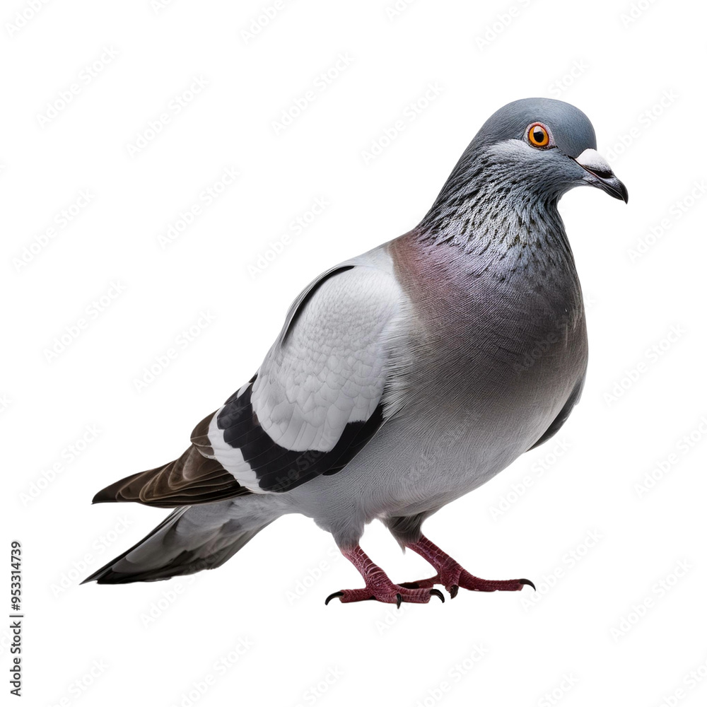 Pigeon isolated on white background Pigeon isolated on white background