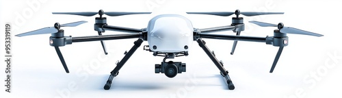 Drone Technology: A sleek and sophisticated drone with a high-definition camera, poised for aerial photography and videography. Its sleek design and advanced technology represent the cutting edge