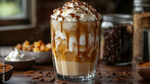 Iced Coffee with Whipped Cr...