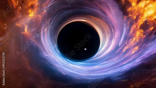 The black hole in space