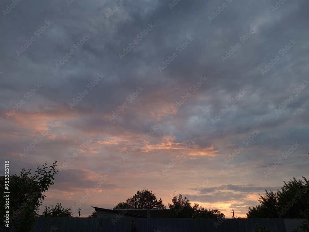 Serene Sunset Sky with Cirrus Clouds: A Perfect Background or Wallpaper
Serene Sunset Sky with Cirrus Clouds: A Perfect Background or Wallpaper
