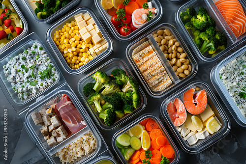 Efficient Meal Prep Container Set for Streamlined Meal Timing Preparation