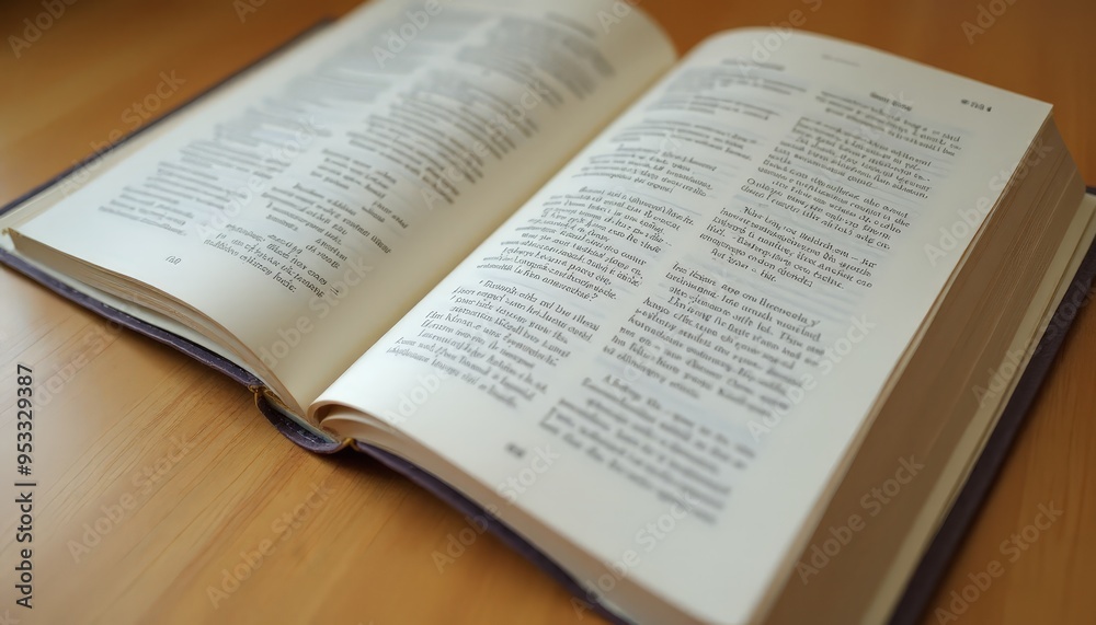 Open Book on Wooden Surface with Text and Diagram - Educational and Informative Resource for Mockup Open Book on Wooden Surface with Text and Diagram - Educational and Informative Resource for Mockup