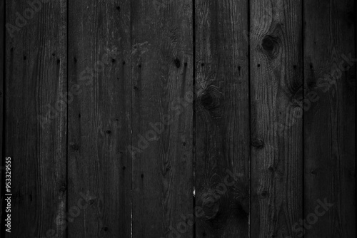 Old black wooden background. Timber board texture 