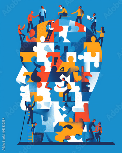 Strength in Diversity: Diverse Team of Professionals Collaborating on Project with Collective Expertise