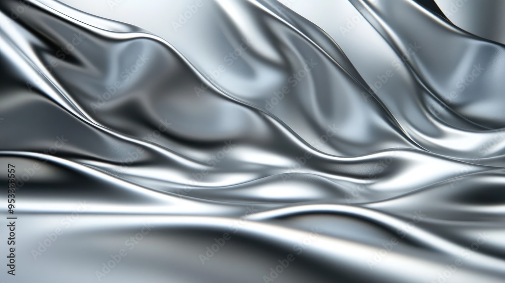 Elegant metallic silver gradient with a glossy texture and soft reflections, suitable for contemporary designs and backgrounds Elegant metallic silver gradient with a glossy texture and soft reflections, suitable for contemporary designs and backgrounds