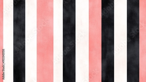 Pink and Black Stripe Pattern: A classic and stylish striped pattern with pink and black stripes. This modern and chic design can be used for a variety of purposes, such as backgrounds, textiles