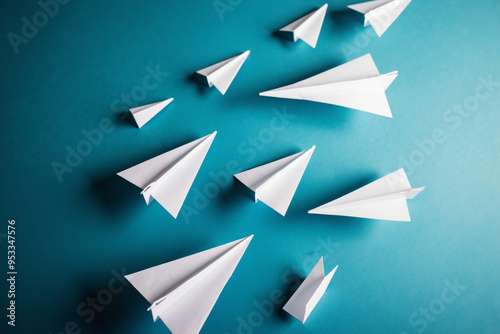 Paper Airplanes Soaring: Business Growth, Agile Development, and Innovation Visualization for Marketing