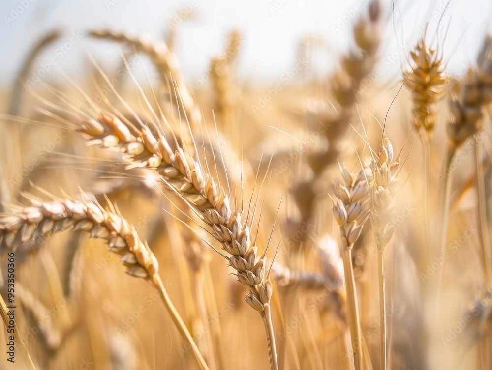 Wheat ears in a field, highlighting ripeness and readiness for harvest, natural daylight, Wheat ears in a field, highlighting ripeness and readiness for harvest, natural daylight,