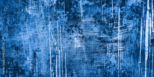 abstract grunge blue texture cement concrete wall background