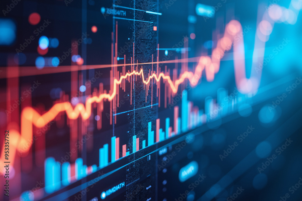 Dynamic Stock Market Chart: Financial Graph for Investment Firms, Forex Trading Platforms, and Tech-Savvy Presentations Dynamic Stock Market Chart: Financial Graph for Investment Firms, Forex Trading Platforms, and Tech-Savvy Presentations