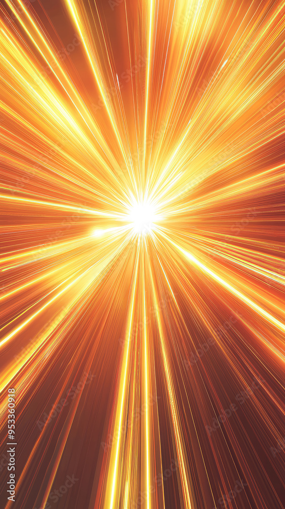 Obraz premium A Glowing Burst of Light: Radiating Energy and Dynamic Form