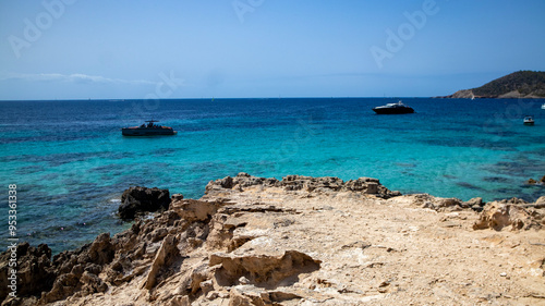 Ibiza island, Ses Salinas playa beautiful landscapes photo