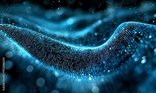 Data Encryption: A visually striking image of data streams transformed into intricate patterns of encrypted symbols, highlighting the importance of encryption in safeguarding sensitive, Generative AI