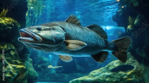 Cod Fish Aquarium: Big Blue Cod Fishes in a Captivating Attraction