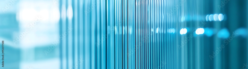 Close-up of air conditioner elements, cool blue background, blurred motion Close-up of air conditioner elements, cool blue background, blurred motion