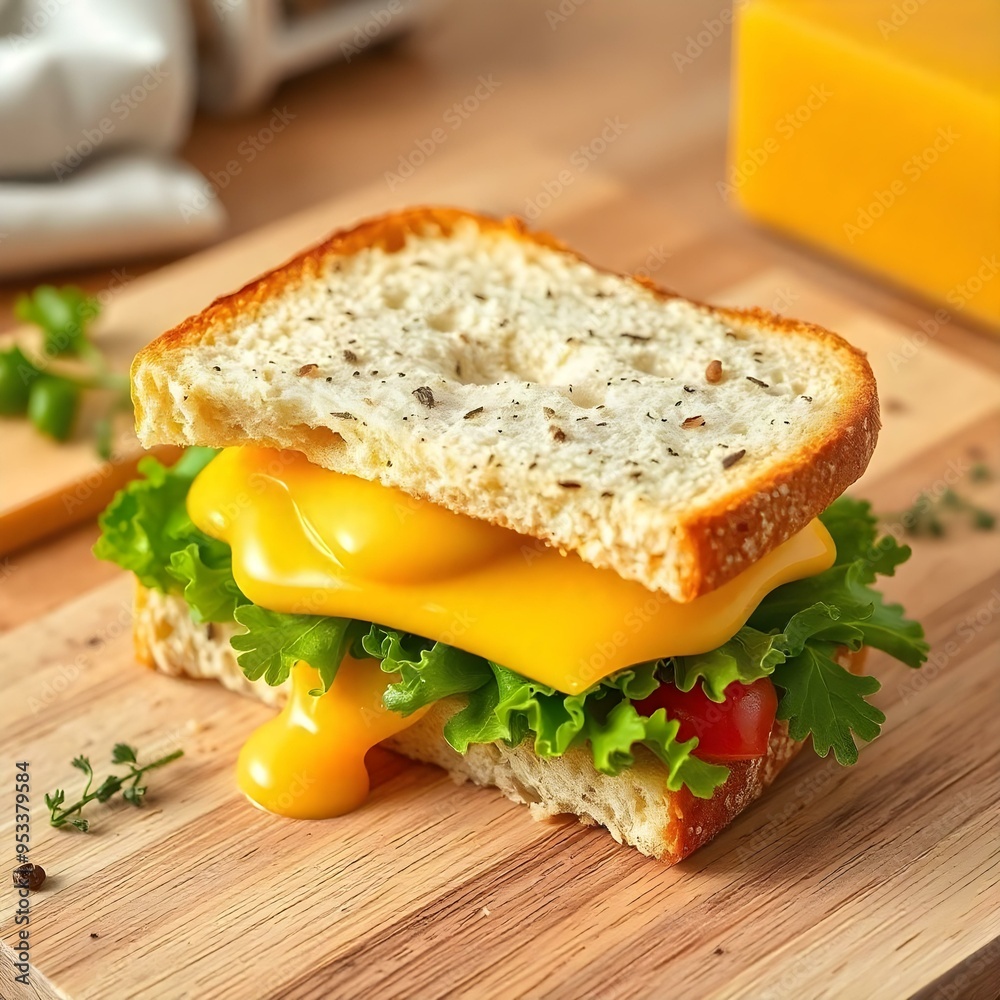 cheese sandwich in resturant for serving mockup cheese sandwich in resturant for serving mockup