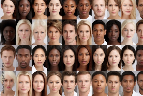 Diverse group of men and women pose together, showcasing unity and togetherness