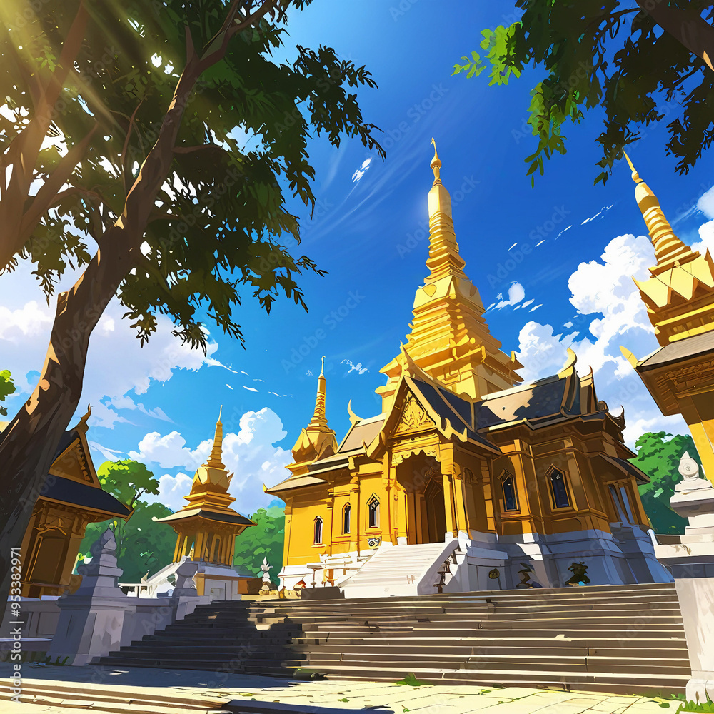 Fototapeta premium Golden Temple 3