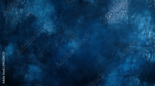 Midnight Blues Abstract Watercolor Grunge Texture Background for Design Projects