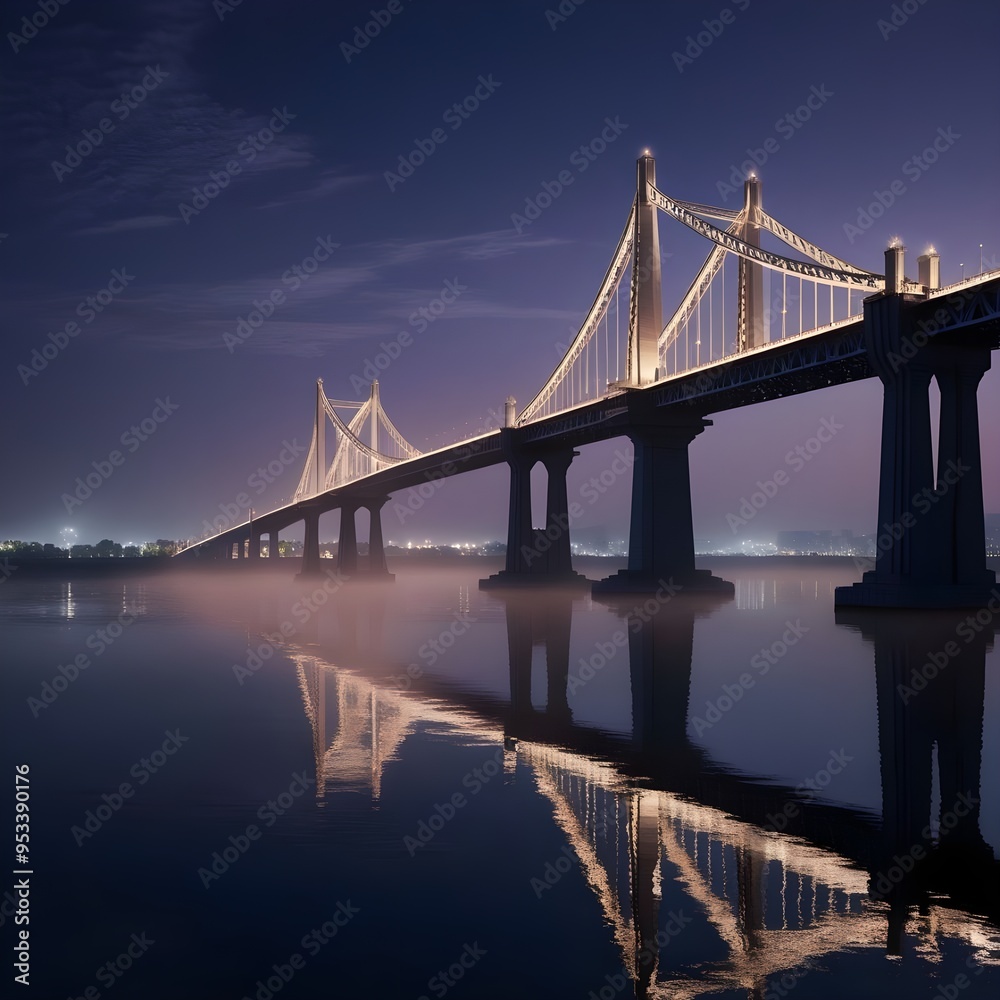 Obraz premium city bridge city