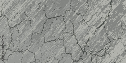 Old white washed chalk wall texture.vector illustration.vector