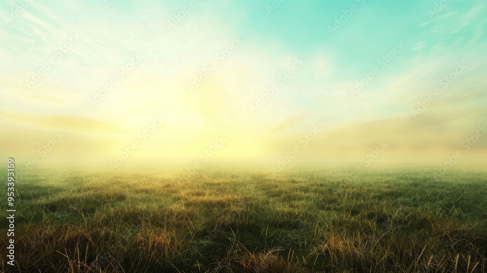 Fototapeta premium Majestic mountain backdrop with foreground tree. Tranquil natural scenery