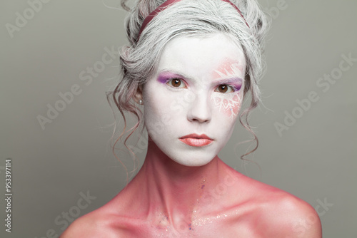 Фотография Make-up on female face close-up