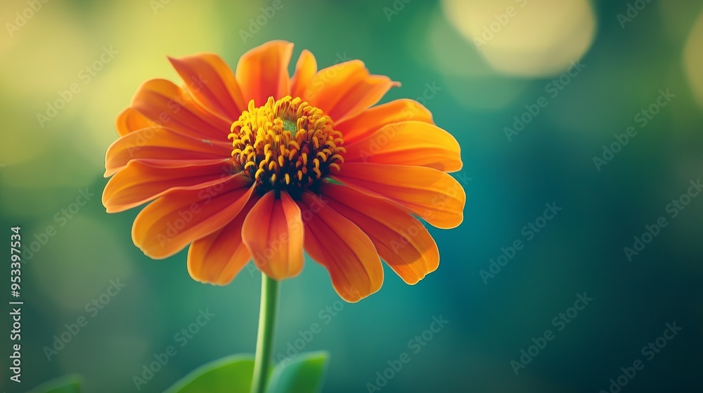 Focus on a single flower in full bloom, capturing its intricate details and vibrant colors Focus on a single flower in full bloom, capturing its intricate details and vibrant colors