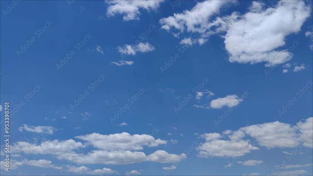 Flattened and forming clouds move Flattened and forming clouds move