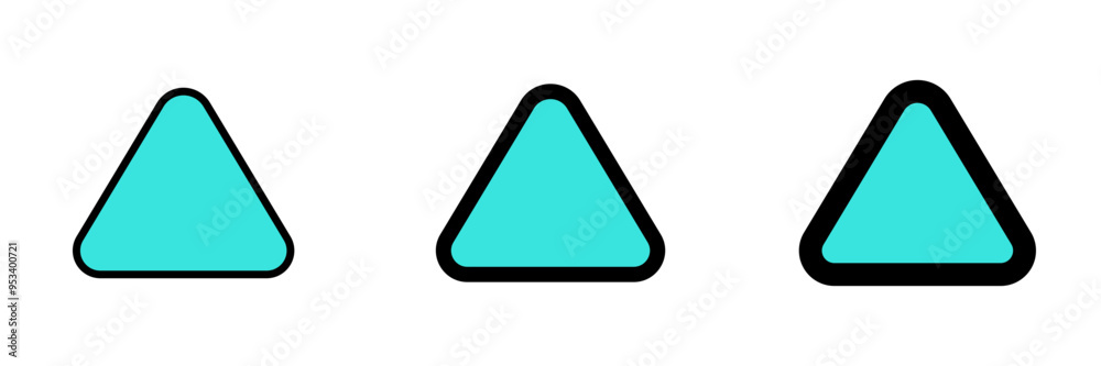 Editable vector up triangle arrow icon. Black, transparent white background. Part of a big icon set family. Perfect for web and app interfaces, presentations, infographics, etc Editable vector up triangle arrow icon. Black, transparent white background. Part of a big icon set family. Perfect for web and app interfaces, presentations, infographics, etc