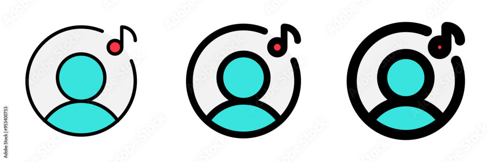 Editable vector artist musician icon. Black, transparent white background. Part of a big icon set family. Perfect for web and app interfaces, presentations, infographics, etc Editable vector artist musician icon. Black, transparent white background. Part of a big icon set family. Perfect for web and app interfaces, presentations, infographics, etc