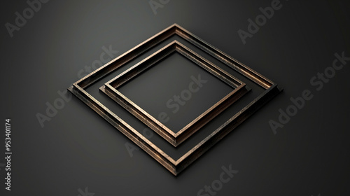 Corner vector icon set. frame illustration sign collection. vintage symbol. 