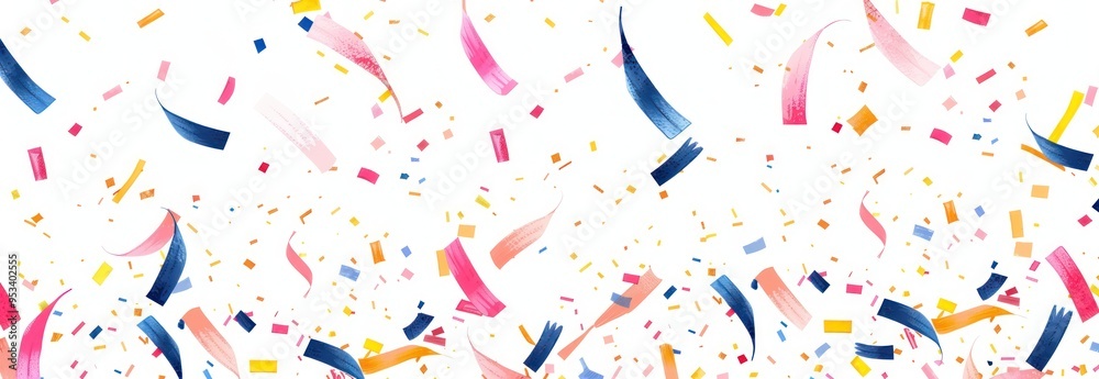 Obraz premium Colorful Confetti Celebration