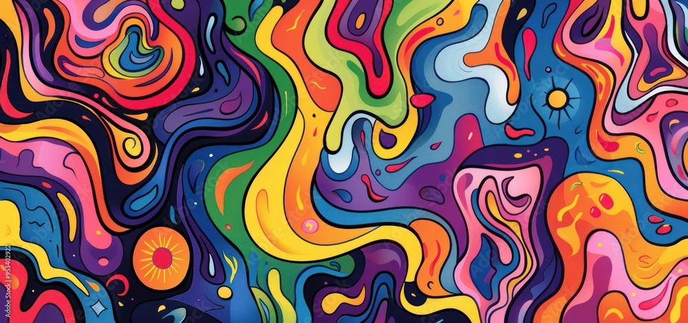 Abstract Colorful Swirls Abstract Colorful Swirls