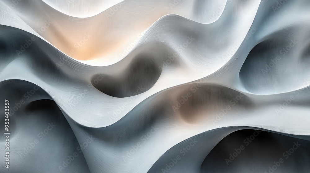 3D Render Abstract Grey Background with Modern Minimalist Serpentine Shape: Elegant and Contemporary Design for a Sleek and Futuristic Concept 3D Render Abstract Grey Background with Modern Minimalist Serpentine Shape: Elegant and Contemporary Design for a Sleek and Futuristic Concept