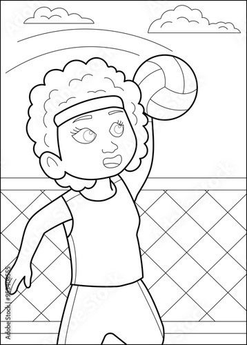 hit coloring book page