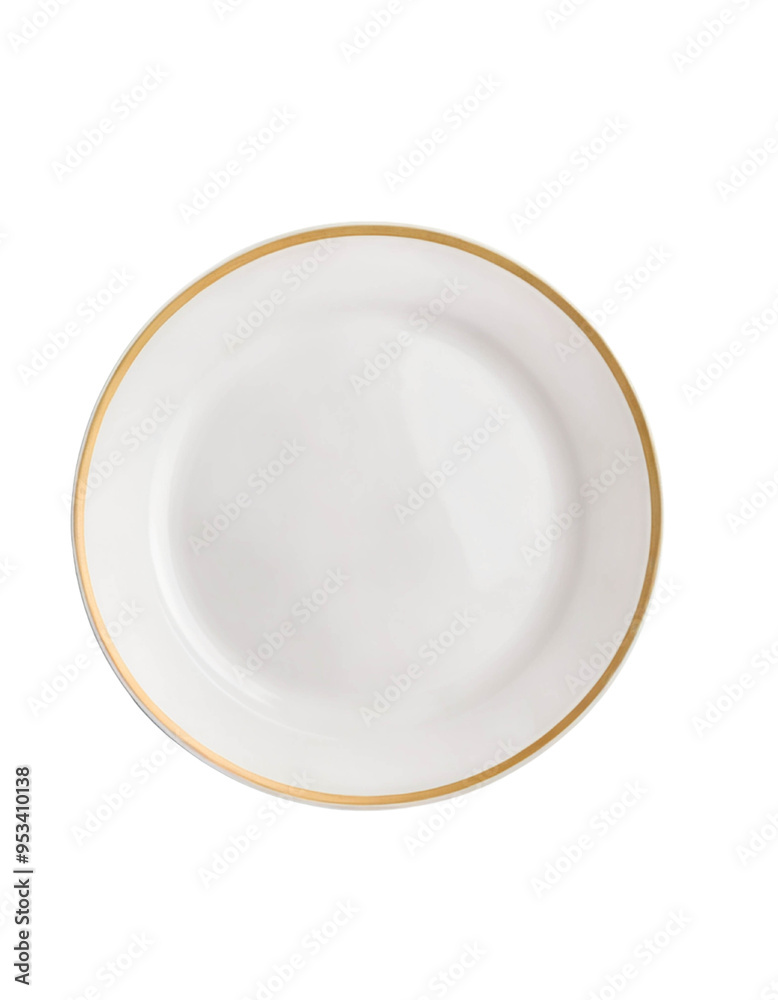 Top view of beautiful crockery set with porcelain ceramic plate round dish and cup bowl isolated of transparent background Top view of beautiful crockery set with porcelain ceramic plate round dish and cup bowl isolated of transparent background