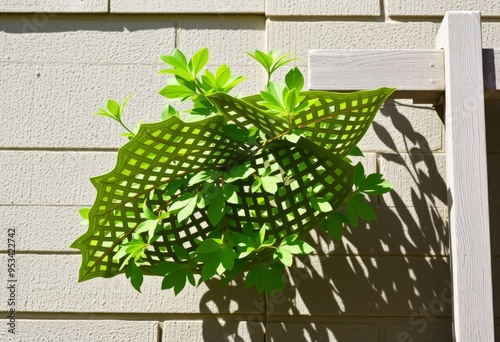 Lattice Leaf Features expandable lattice work leaves that can gr photo