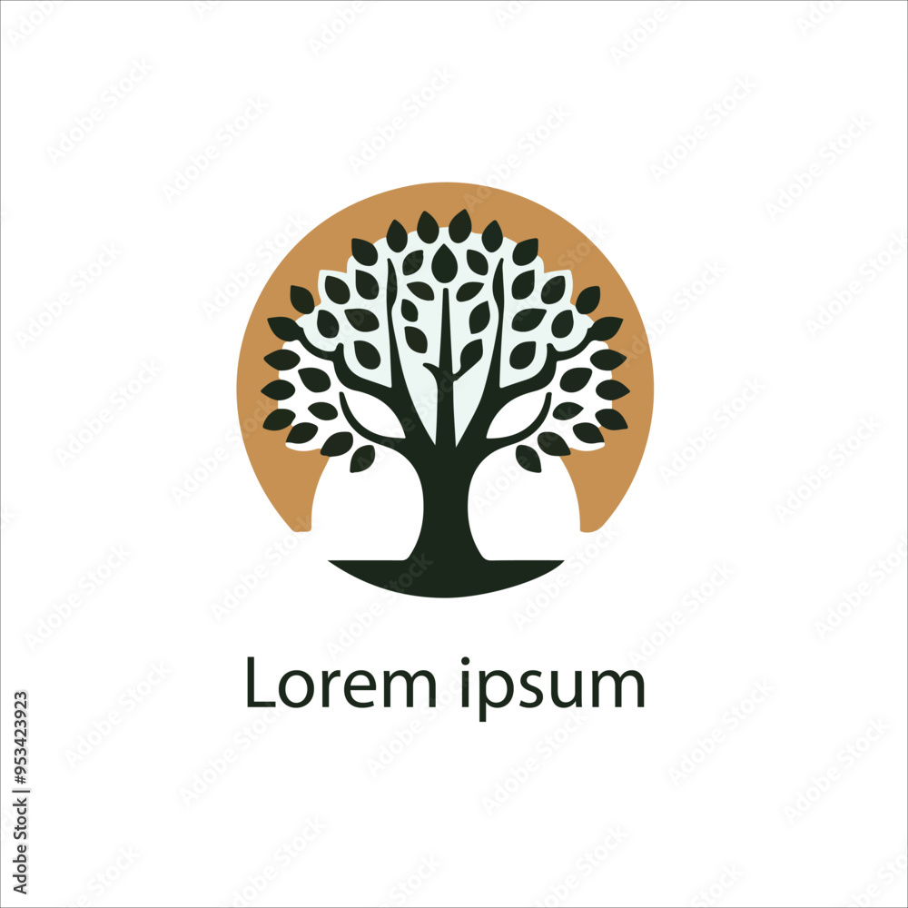 Obraz premium Natural Tree Logo