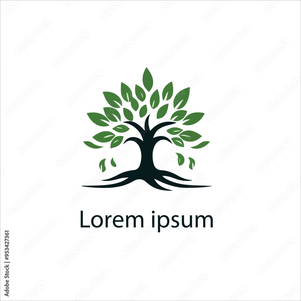 Obraz premium Natural Tree Logo